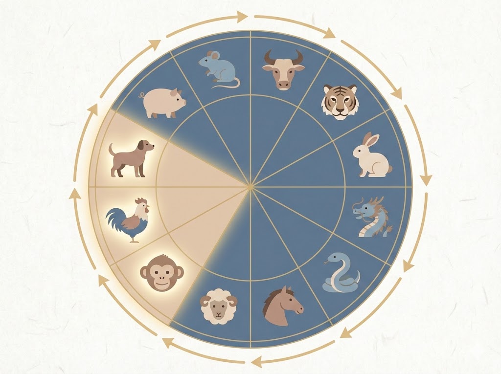 삼재 순환 도표